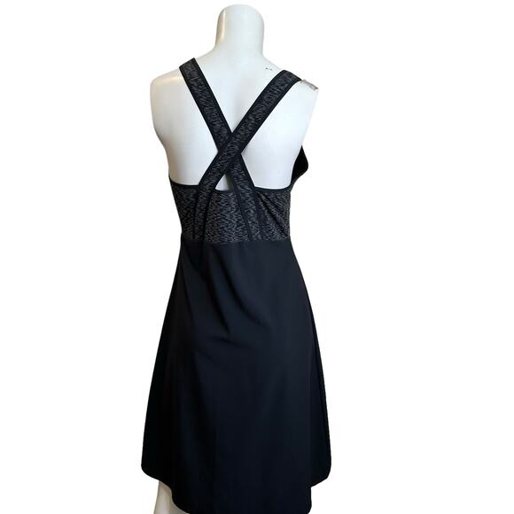Smartwool Black & Gray Willow Lake Wool Blend Dress sz M - Picture 2 of 11